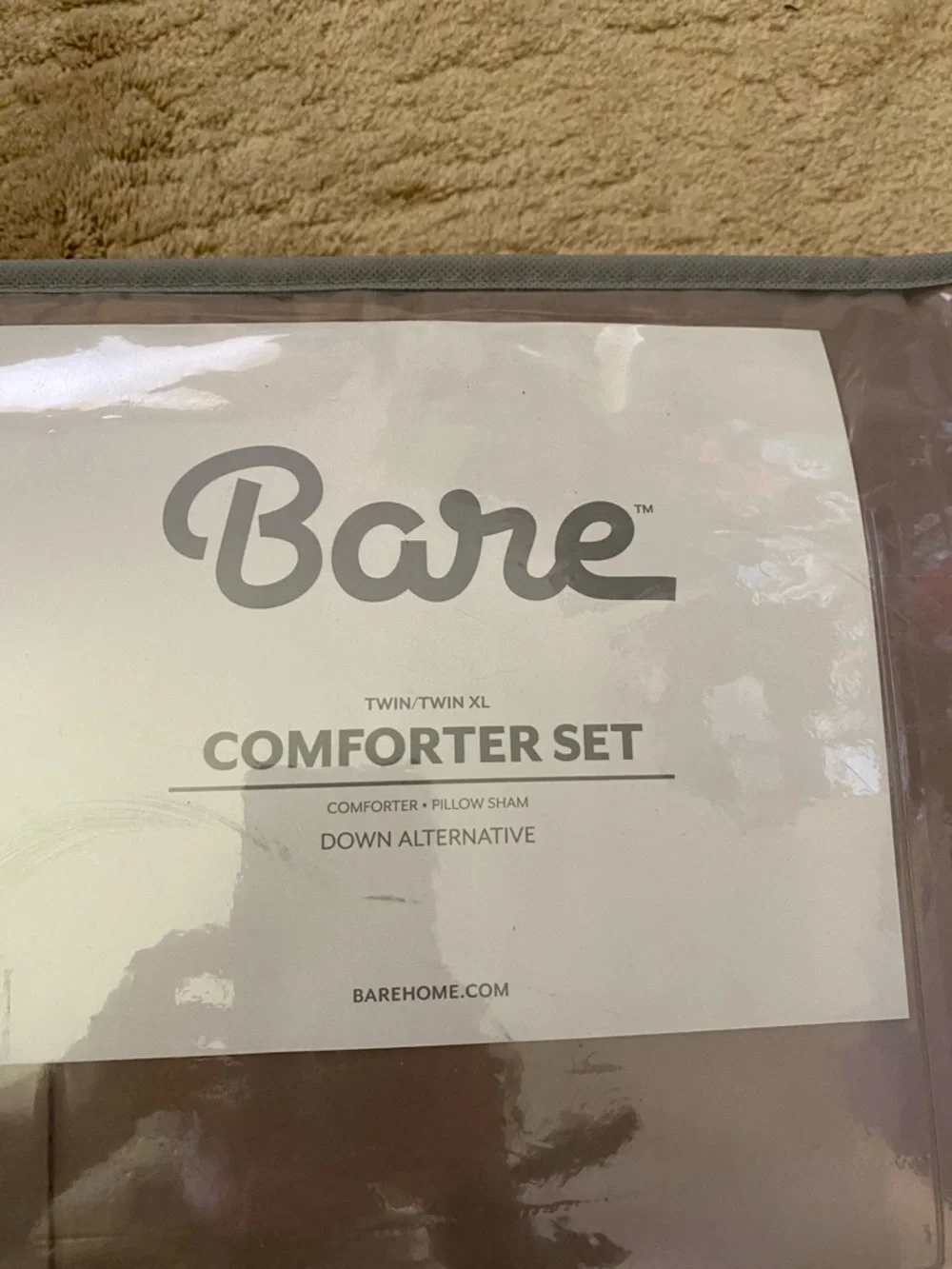 Twin/Twin XL Comforter Set in Mauve